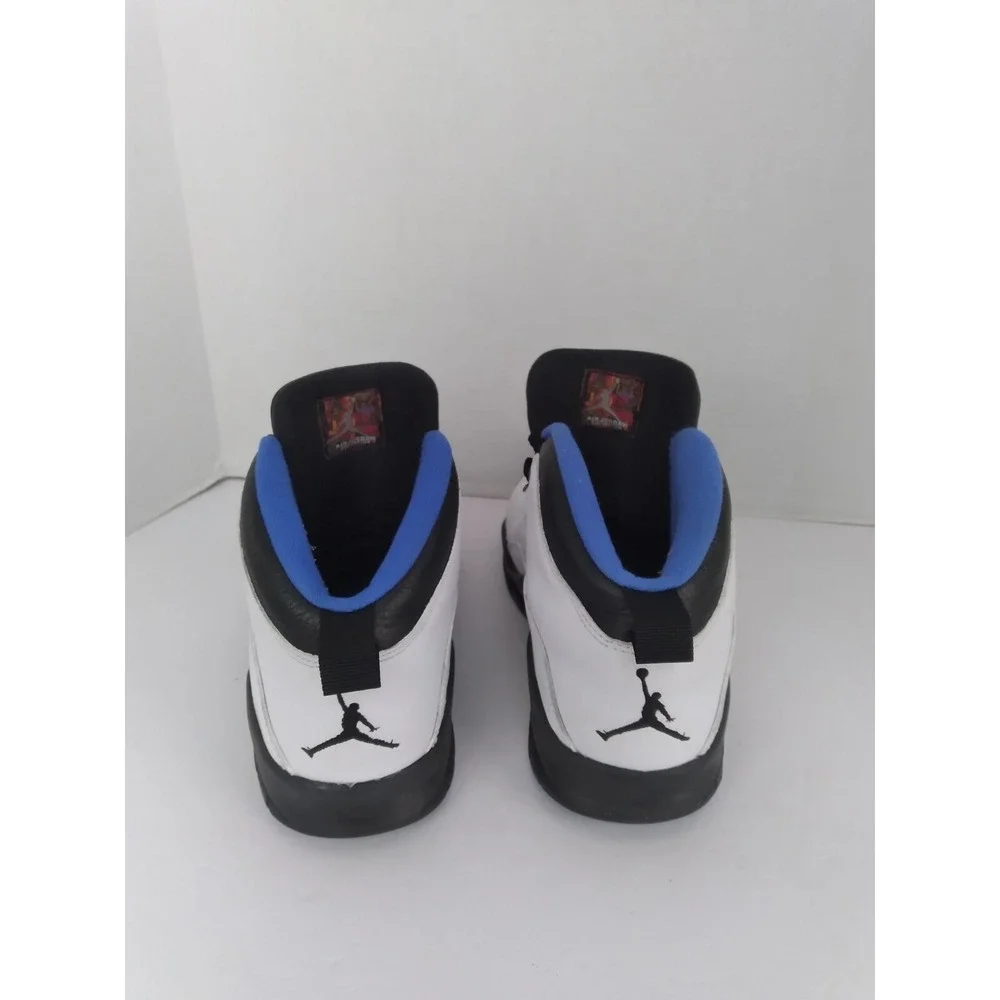 Air Jordan 10 Retro Orlando White Black Royal Blu 310805-108 Men Basketball Shoe